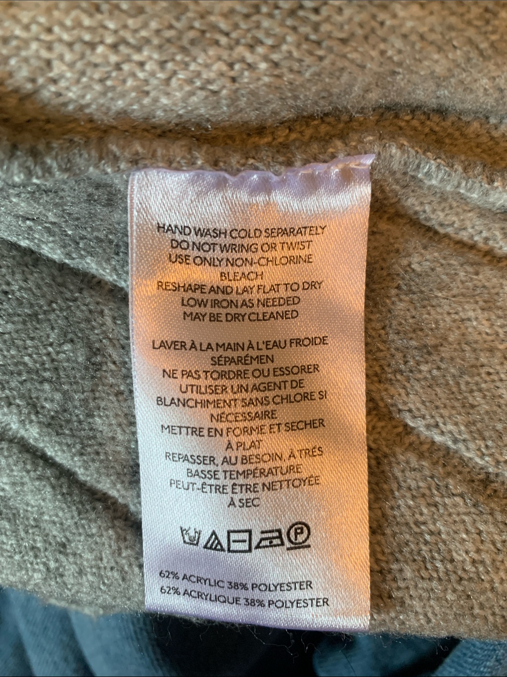 Maeve Anthropologie Mock Neck Swing Sweater Sz Medium Ribbed Gray — image 3 of 8